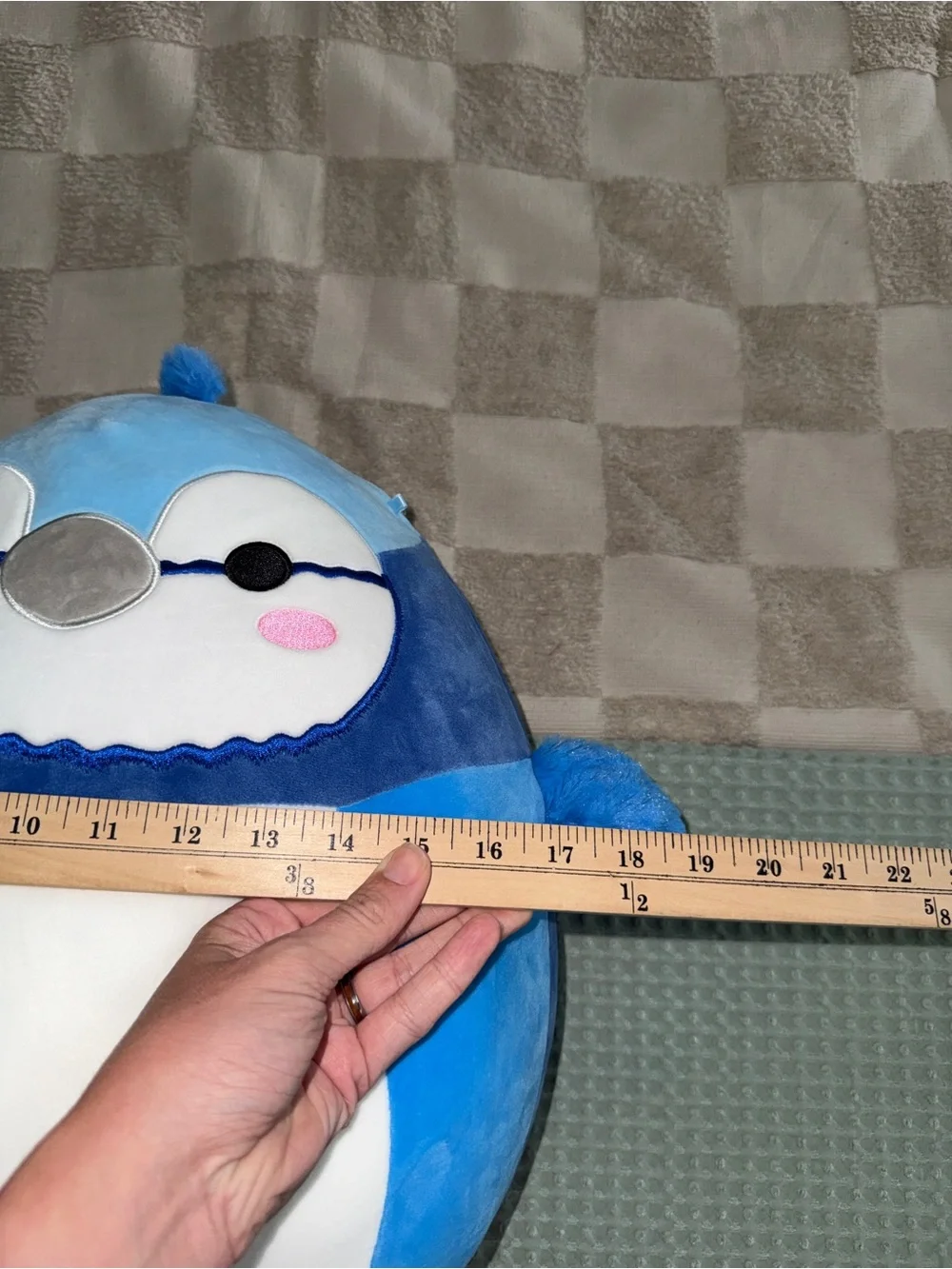 Squishmallows Babs the Blue Jay 16 Inch Large Blue Bird Plush Toy NWOT
